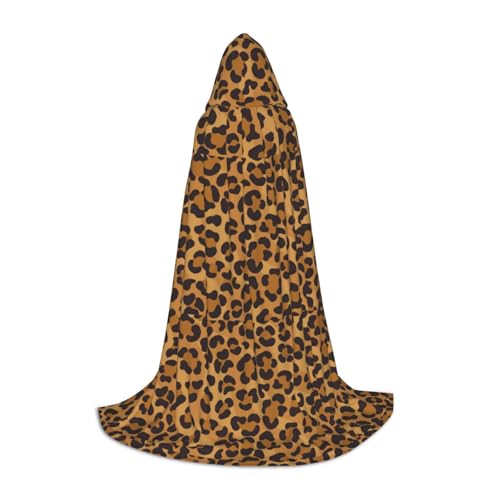 jingong Stilvoller Kapuzenumhang mit gelbem Leopardenmuster – übergroßer Hut für Damen und Herren, passend für Karneval, Cosplay jingong Stilvoller Kapuzenumhang mit gelbem Leopardenmuster – übergroßer Hut für Damen und Herren, passend für Karneval, Cosplay von jingong