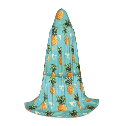 jingong Stilvoller Kapuzenumhang mit tropischen Früchten und Ananas-Druck, übergroßer Hut, Umhang für Damen und Herren, passend für Karneval, Cosplay jingong Stilvoller Kapuzenumhang mit tropischen Früchten und Ananas-Druck, übergroßer Hut, Umhang für Damen und Herren, passend für Karneval, Cosplay von jingong