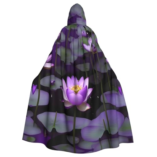 jingong Umhang mit Lotusblüte, violett, mit Kapuze, Party-Dekoration, Umhang für Karneval, Cosplay, Kostüme, Maskerade und Themenpartys jingong Umhang mit Lotusblüte, violett, mit Kapuze, Party-Dekoration, Umhang für Karneval, Cosplay, Kostüme, Maskerade und Themenpartys von jingong