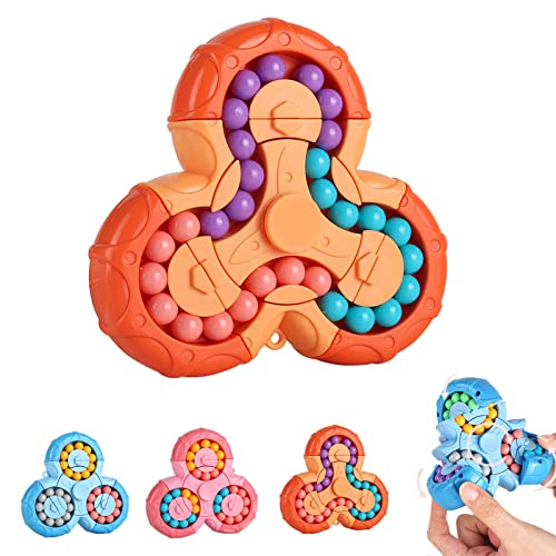 Rotierender Magic Bean Würfel Spielzeug,Rotierender Fingerwürfel Intelligenz Spiele,IQ Game Magic Bean Rotating Cube Spielzeug Dekompression Puzzle Toys für Kinder Teens Erwachsene von jiuhao