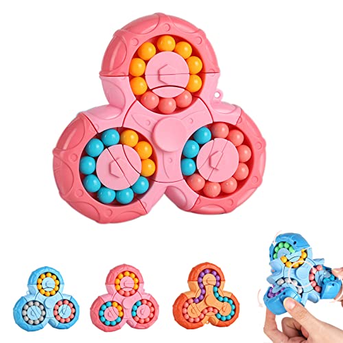 Rotierender Magic Bean Würfel Spielzeug,Rotierender Fingerwürfel Intelligenz Spiele,IQ Game Magic Bean Rotating Cube Spielzeug Dekompression Puzzle Toys für Kinder Teens Erwachsene von jiuhao