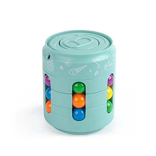 jiuhao 3-in-1-Handspinner-Spielzeug & rotierende Silikon-Push-Pop-Blasen, einfaches sensorisches Fidget-Spielzeug & einfaches Spinner-Bohnen-Spielzeug, Stressabbau-Spielzeug für Kinder und Erwachsene von jiuhao
