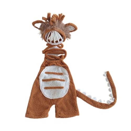 jojnsha Niedliche Säuglingsfotografie Outfit Set Plüsch Dragon Kostüm Hosen Photostudio Requisiten Babyfoto Kostüm Neugeborene Dusche Geschenk von jojnsha