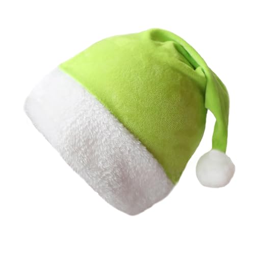jojnsha Weihnachtsmütze aus weichem Plüsch, Weihnachtsmannmütze, Festival, Noel, Neujahrsgeschenk, Familie, Heimdekoration, weicher Winter, Büro jojnsha Weihnachtsmütze aus weichem Plüsch, Weihnachtsmannmütze, Festival, Noel, Neujahrsgeschenk, Familie, Heimdekoration, weicher Winter, Büro von jojnsha