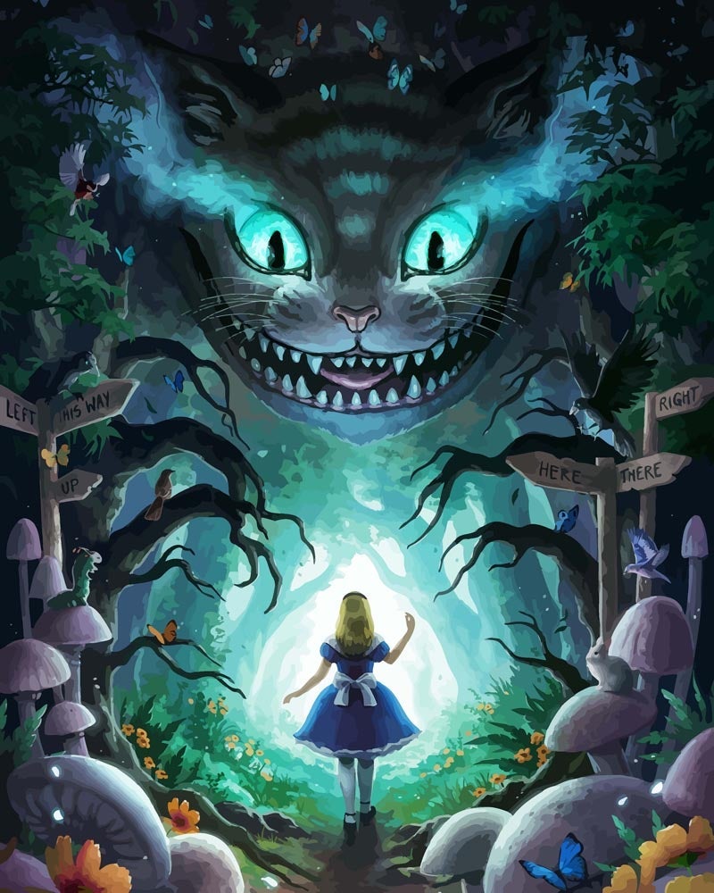 Malen nach Zahlen - Das Wunderland betreten - by jojoesart, ohne Rahmen Malen nach Zahlen - Das Wunderland betreten - by jojoesart, ohne Rahmen von jojoesart