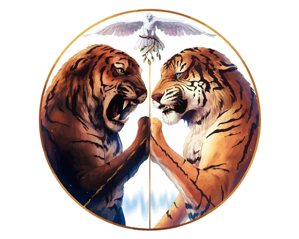 Malen nach Zahlen - Frieden - by jojoesart, mit Rahmen Malen nach Zahlen - Frieden - by jojoesart, mit Rahmen von jojoesart