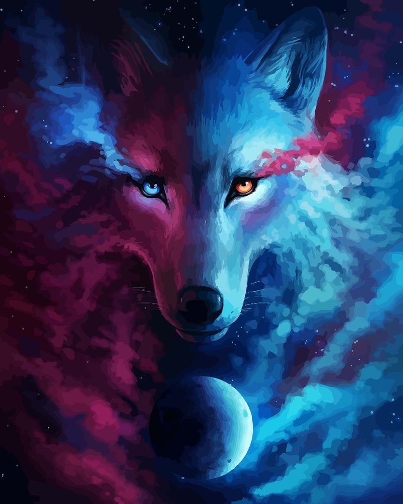 Malen nach Zahlen - Wo Licht und Dunkelheit sich treffen - by jojoesart, ohne Rahmen Malen nach Zahlen - Wo Licht und Dunkelheit sich treffen - by jojoesart, ohne Rahmen von jojoesart