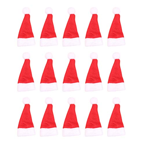 Mini Weihnachtsmütze Weihnachten Weinflasche Abdeckung: 50 Stücke Nikolausmütze Topper Cover Filz Weihnachtsmann Mütze Besteckhalter Puppe Flaschen Kleidung Verpackung Weihnachtsdeko Tischdeko Mini Weihnachtsmütze Weihnachten Weinflasche Abdeckung: 50 Stücke Nikolausmütze Topper Cover Filz Weihnachtsmann Mütze Besteckhalter Puppe Flaschen Kleidung Verpackung Weihnachtsdeko Tischdeko von jojofuny