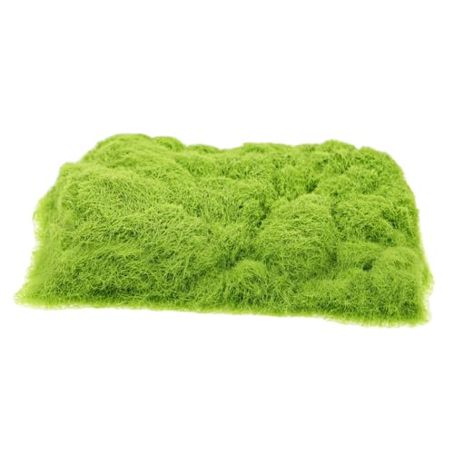 jojofuny 1 Packung Baustrohpulvermaterial Künstliches Moos, Künstliches Grünes Gras Feenhaftes Gartengras Kunsthandwerk Aus Gras Moospulver Modellgras Miniaturgras Beflockung Green von jojofuny