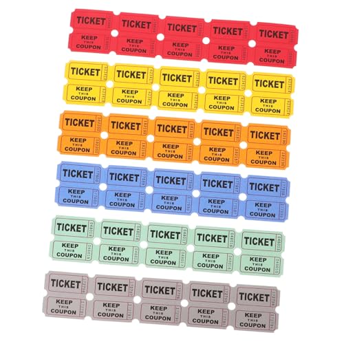 jojofuny 1 Satz Lottoscheine Los Doppeltes Offsetpapier 600 Stück jojofuny 1 Satz Lottoscheine Los Doppeltes Offsetpapier 600 Stück von jojofuny