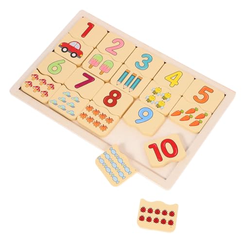 jojofuny 1 Satz Zahlen passendes Puzzlematte Lernrätsel für Kleinkinder Holzpuzzle für Kleinkinder Holzrätsel Steckpuzzle für Kinderspielzeug hölzern jojofuny 1 Satz Zahlen passendes Puzzlematte Lernrätsel für Kleinkinder Holzpuzzle für Kleinkinder Holzrätsel Steckpuzzle für Kinderspielzeug hölzern von jojofuny