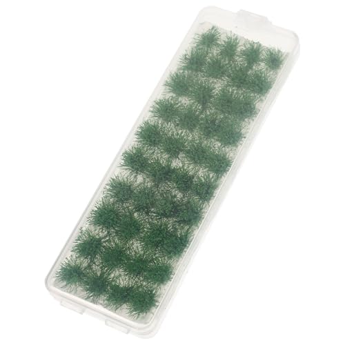 jojofuny 1 Schachtel Miniatur Gras Cluster Dekoration Sandtisch Modellbau Künstliches Pflanzenmaterial Geeignet für Sandtisch Modelleisenbahn Miniaturlandschaft Langlebig und Praktisch von jojofuny