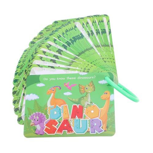 jojofuny 1 Set Lernkarten Für Kleinkinder Kleinkind Puzzle Lernkarten Dinosaurier Kindergarten Tierlernen Kinderpunkt Kleinkindspielzeug Early Cue Vor Kleinkind Lernkarten von jojofuny