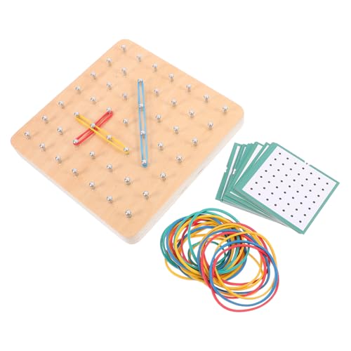 jojofuny 1 Set Nagelplatten Werkzeuge Für Pädagogisches Geoboard Geoboard Vorschul Geoboard Kleinkind Geoboard Mathematisches Geoboard Pädagogische Requisite von jojofuny