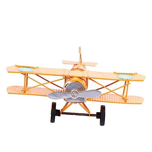 jojofuny 1 Stück Retro Flugzeug Modell Eisen für Zuhause Vintage Flugzeug Ornament für Wohn und Büroschmuck für Ausstellungen und Sammlungen Zufällige Aufkleber von jojofuny