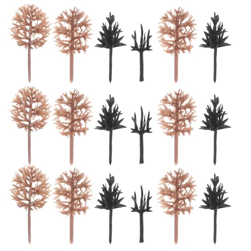 jojofuny 116-teiliger Mini-Baum: Gemischte Modellbäume zum Basteln, Mikrolandschaftsdekorationen für Dioramenbau, Modelleisenbahn, Landschaft, Feengarten von jojofuny