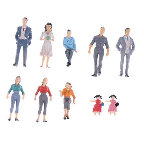 jojofuny 12 Stück Miniatur Figuren für Landschafts und Dekorationen Farbige Kreative Menschenfiguren im Maßstab für Realistische Szenen jojofuny 12 Stück Miniatur Figuren für Landschafts und Dekorationen Farbige Kreative Menschenfiguren im Maßstab für Realistische Szenen von jojofuny