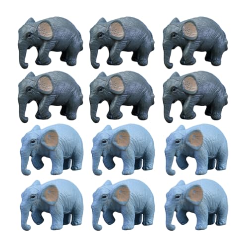 jojofuny 12 Stücke Mini Elefant Figur Wald Tierfiguren Glücksbringer Elefant Figuren Statue Kuchendeckel Dschungel Spielfiguren Puppenhaus Ornament Fee Garten Deko Party Kinder Mitgebsel jojofuny 12 Stücke Mini Elefant Figur Wald Tierfiguren Glücksbringer Elefant Figuren Statue Kuchendeckel Dschungel Spielfiguren Puppenhaus Ornament Fee Garten Deko Party Kinder Mitgebsel von jojofuny