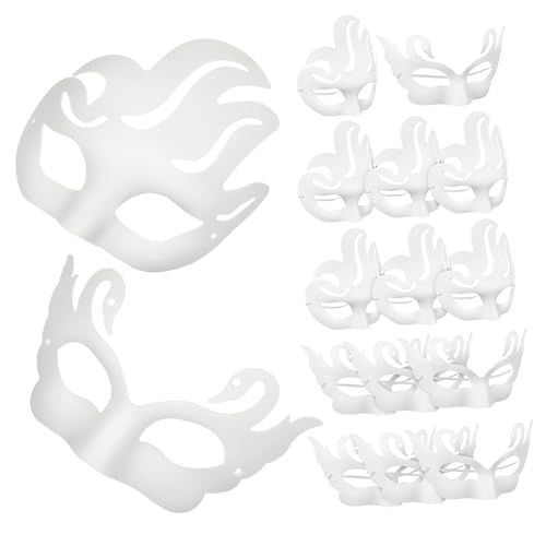 jojofuny 16 Stück Unlackierte Masken für Karneval Maskenball Halloween und Cosplay Bastelmasken für Kreative Gestaltung und Persönliche Ausdrucksmöglichkeiten jojofuny 16 Stück Unlackierte Masken für Karneval Maskenball Halloween und Cosplay Bastelmasken für Kreative Gestaltung und Persönliche Ausdrucksmöglichkeiten von jojofuny