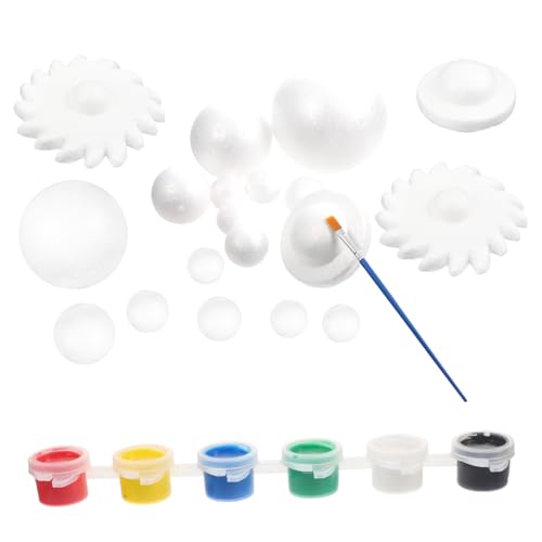 jojofuny 2 Sätze DIY Solar Modell Schaumstoffbälle Polystyrol Planeten Kugeln Verschiedene Glatte Oberfläche für Schulprojekte Basteln mit Kindern Dekorative Planeten für Zuhause und jojofuny 2 Sätze DIY Solar Modell Schaumstoffbälle Polystyrol Planeten Kugeln Verschiedene Glatte Oberfläche für Schulprojekte Basteln mit Kindern Dekorative Planeten für Zuhause und von jojofuny
