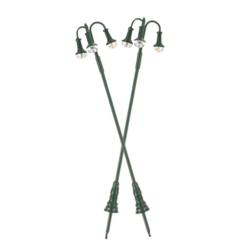jojofuny 2 Stück Maßstab Kopf LED Gartenlaternen Modell Warmweißes Licht für Sandtisch und Modelleisenbahn Dekoration jojofuny 2 Stück Maßstab Kopf LED Gartenlaternen Modell Warmweißes Licht für Sandtisch und Modelleisenbahn Dekoration von jojofuny