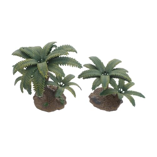 jojofuny 2 Stück Realistische Fake Trees für Sandtisch Dekoration für Zuglayouts von jojofuny