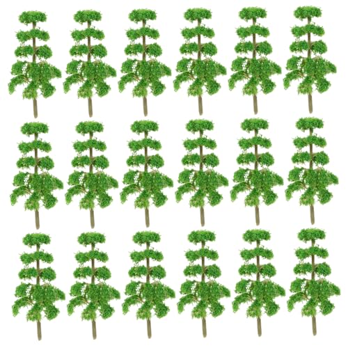 jojofuny 20 Stück Mini -Baum Dekoration Baumfiguren klein Miniaturbäume zum Basteln Modellzuglandschaft Zug Modell Landschaft Mini-Bäume zum Basteln Landschaftsbaummodell Plastik Green jojofuny 20 Stück Mini -Baum Dekoration Baumfiguren klein Miniaturbäume zum Basteln Modellzuglandschaft Zug Modell Landschaft Mini-Bäume zum Basteln Landschaftsbaummodell Plastik Green von jojofuny