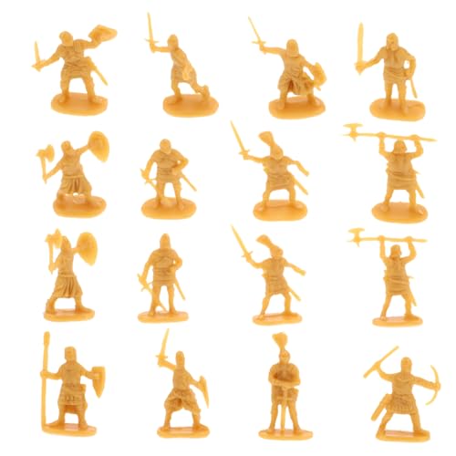 jojofuny 200 Stück Miniature Medieval Army Men Figuren Detaillierte Kunststoffsoldaten für Rollenspiele Bildung und Sammler Originelles Mittelalterliches Armee-playset für Geschichtefans von jojofuny