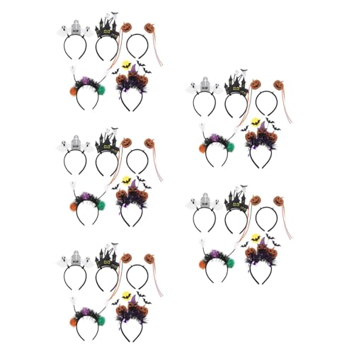 jojofuny 25-Teiliges Halloween-Stirnband-Set Mit Katzenohren Süße Kürbis- Und Geister-Haaraccessoires Für Partydekoration Cosplay Und Verkleidungszubehör jojofuny 25-Teiliges Halloween-Stirnband-Set Mit Katzenohren Süße Kürbis- Und Geister-Haaraccessoires Für Partydekoration Cosplay Und Verkleidungszubehör von jojofuny