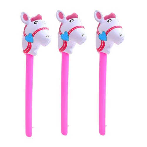 jojofuny 3 Stück Aufblasbar Hobby Horse Aufblasbares Stabpferd Steckenpferd Bastelset Für Pferde-Motto-Geburtstagsfeier, Aufblasbare Party Props Party Supplies jojofuny 3 Stück Aufblasbar Hobby Horse Aufblasbares Stabpferd Steckenpferd Bastelset Für Pferde-Motto-Geburtstagsfeier, Aufblasbare Party Props Party Supplies von jojofuny