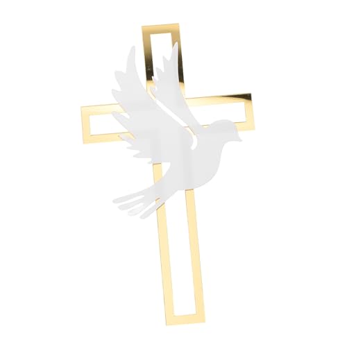 jojofuny 4 Stück Kreuz Torten Dekoration Teiliges Acryl Cake Topper mit Taube Multifunktional für Taufe Kommunion Babyparty Geburtstagsfeier und Festliche Dessertdekoration jojofuny 4 Stück Kreuz Torten Dekoration Teiliges Acryl Cake Topper mit Taube Multifunktional für Taufe Kommunion Babyparty Geburtstagsfeier und Festliche Dessertdekoration von jojofuny