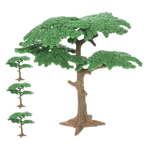 jojofuny 4 Stück Simulationslandschaftsbaum Sandtischmodell Mini Szenenzubehör Modellbäume Miniaturmodellbäume Mikrosimulation Kleiner Baum DIY Modell Eines Sandtischs Miniaturbäume von jojofuny