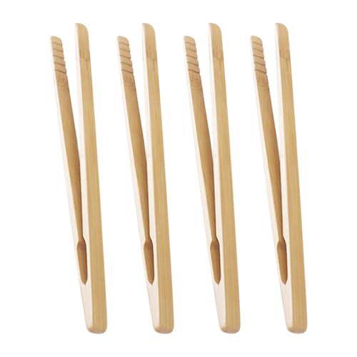 jojofuny 4 Stücke Holz Pinzetten Spielzeug FüR Kinder, Montessori Pinzette Lernspielzeug, Feinmotorik Training, Sensorisches Spielzeug, Khaki von jojofuny