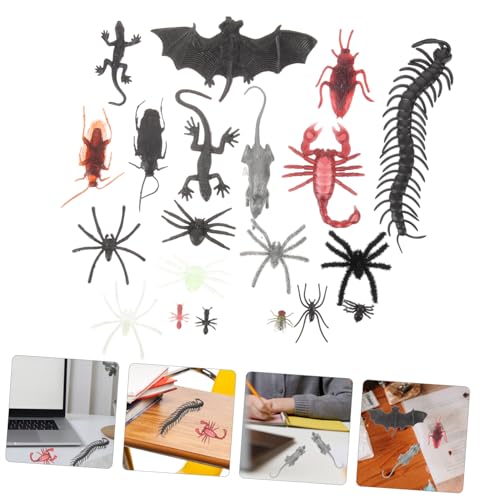jojofuny 40 Stück Teiliges Insekten Modellspielzeug Simulierte Insekten Figuren Dekoration Halloween Deko für Zuhause Büro und Lernzwecke jojofuny 40 Stück Teiliges Insekten Modellspielzeug Simulierte Insekten Figuren Dekoration Halloween Deko für Zuhause Büro und Lernzwecke von jojofuny