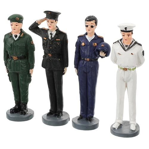 jojofuny 4Er Set Miniaturstatue Bausätze klein Figur Zahlen Menschen Modell eines Spielzeugsoldaten Miniatursoldatenmodelle -Geschenkzubehör Soldat Spielset Harz jojofuny 4Er Set Miniaturstatue Bausätze klein Figur Zahlen Menschen Modell eines Spielzeugsoldaten Miniatursoldatenmodelle -Geschenkzubehör Soldat Spielset Harz von jojofuny