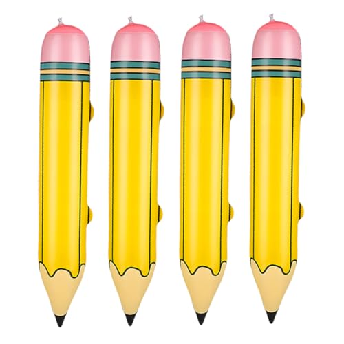 jojofuny 4Stücke Riesige Aufblasbare Bleistift Ballons Große Dekoration für Geburtstagsfeiern Zurück zur Schule Hängende Klassenzimmer Dekoration Foto Requisiten jojofuny 4Stücke Riesige Aufblasbare Bleistift Ballons Große Dekoration für Geburtstagsfeiern Zurück zur Schule Hängende Klassenzimmer Dekoration Foto Requisiten von jojofuny