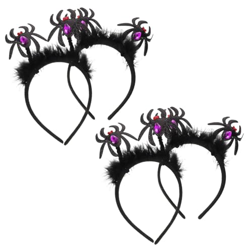 jojofuny 4er-Set Halloween-Spinnen-Stirnbänder: Gruselige Haarreifen für Frauen und Mädchen, Glitzer-Spinnen-Kostümzubehör, Festival-Haarschmuck für Partys und Cosplay jojofuny 4er-Set Halloween-Spinnen-Stirnbänder: Gruselige Haarreifen für Frauen und Mädchen, Glitzer-Spinnen-Kostümzubehör, Festival-Haarschmuck für Partys und Cosplay von jojofuny