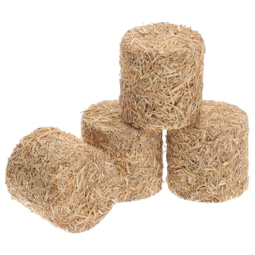 jojofuny 4pcs Mini Blöcke Kleine Dekorative Tisch Dekoration Rustikalen Zimmer Dekore von jojofuny
