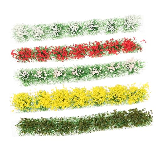 jojofuny 5 Boxen Künstlicher Blumencluster Boxen für DIY Sandtisch Landschaft Realistisches Miniatur Blumenarrangement Weiß Rot Gelb und Trocken Grün für Modellbau und Tischspiel jojofuny 5 Boxen Künstlicher Blumencluster Boxen für DIY Sandtisch Landschaft Realistisches Miniatur Blumenarrangement Weiß Rot Gelb und Trocken Grün für Modellbau und Tischspiel von jojofuny