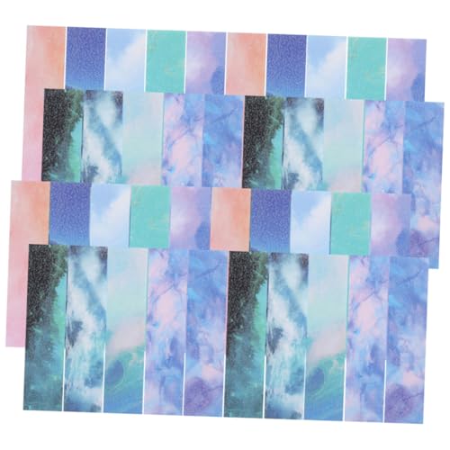 jojofuny 50 Blatt Selbstklebende Druckstreifen Aufkleber Sensory Sticker für Stressabbau Dekoration und Kreative Anwendungen für Schreibtisch Handy und von jojofuny