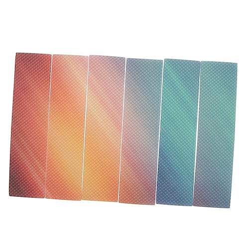 jojofuny 6 Stücke Sensorische Aufkleber für Stressabbau Strukturierte Beruhigungsstreifen Bunte Textur Aufkleber für Handy Selbstklebende Dekompressionsstreifen für Erwachsene und Kinder jojofuny 6 Stücke Sensorische Aufkleber für Stressabbau Strukturierte Beruhigungsstreifen Bunte Textur Aufkleber für Handy Selbstklebende Dekompressionsstreifen für Erwachsene und Kinder von jojofuny