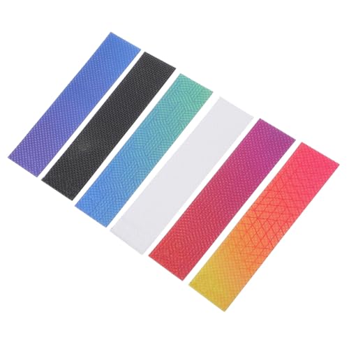 jojofuny 6 Stück Stressabbau Aufkleber Bunte Selbstklebende Stress Streifen für Handy Rückseite Druckentlastung durch Farbverlauf Sticker für Erwachsene jojofuny 6 Stück Stressabbau Aufkleber Bunte Selbstklebende Stress Streifen für Handy Rückseite Druckentlastung durch Farbverlauf Sticker für Erwachsene von jojofuny