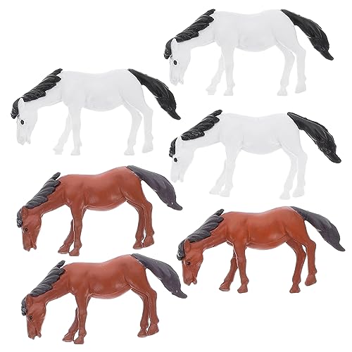 jojofuny 6 Stück Teiliges Miniatur Pferdchen PVC für Mooslandschaften Niedliche Desktop Dekoration für Garten und Heim für DIY und Pottpflanzen jojofuny 6 Stück Teiliges Miniatur Pferdchen PVC für Mooslandschaften Niedliche Desktop Dekoration für Garten und Heim für DIY und Pottpflanzen von jojofuny
