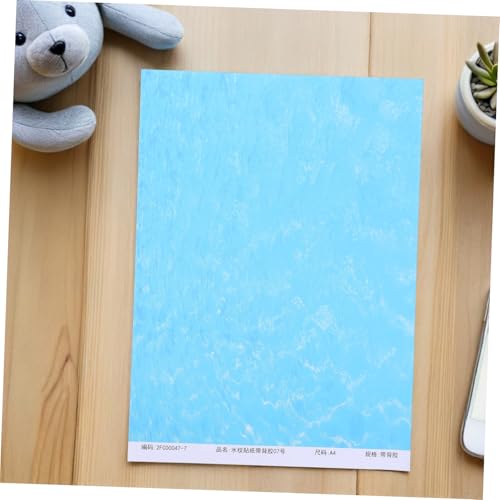 jojofuny 6 Stück Teiliges Wasserwellen Sticker mit Realistischem Wasser Flexible Pool Sticker für DIY Mikrolandschaft Wasserfeste Fluss Texturfolie für Schwimmbecken Seen und Flussmodelle von jojofuny