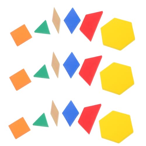 jojofuny 64 Stück Geometrische Spielzeuge interaktives Kindergarten lernspielzeug stapelspielzeug kinderzimmer Tangram Formen Puzzle Blöcke Formen Eva jojofuny 64 Stück Geometrische Spielzeuge interaktives Kindergarten lernspielzeug stapelspielzeug kinderzimmer Tangram Formen Puzzle Blöcke Formen Eva von jojofuny