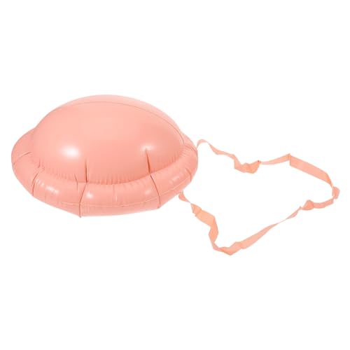 jojofuny Aufblasbare gefälschte Bauchspielzeuge künstlich Halloween stoßen für falscher Bauch groß Plus aufblasbares Bauchkostüm Bauch Cosplay schwangerer PVC Rosa von jojofuny