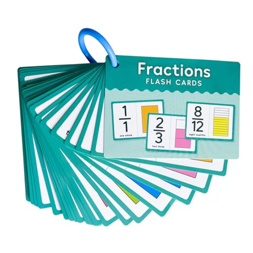 jojofuny Bruch Lernkarten Für Mathematik Lernhilfen Rechenfähigkeiten Kindergarten Grundschule Homeschool von jojofuny