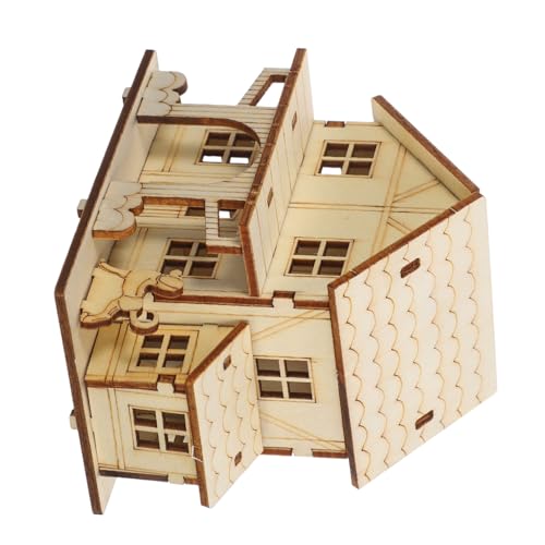 jojofuny DIY Holz Cottage Bausatz mit LED Lichtern Puzzle Vintage Haus Modell Gartenhaus Bastelset für Erwachsene und Handgefertigtes Holzhaus für Wohnraumdekoration und Bildungszwecke jojofuny DIY Holz Cottage Bausatz mit LED Lichtern Puzzle Vintage Haus Modell Gartenhaus Bastelset für Erwachsene und Handgefertigtes Holzhaus für Wohnraumdekoration und Bildungszwecke von jojofuny