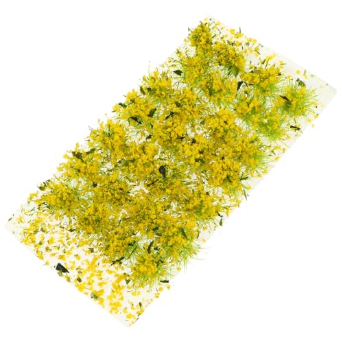 jojofuny Dekorative Mikrolandschaft Plastikblume Miniatur Pflanzen Ornament für Puppenhaus und Modellbau für DIY Projekte und Mini House Dekorationen von jojofuny