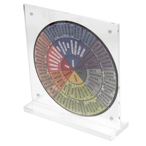 jojofuny Emotionsrad Diagramm Für Psychische Gesundheit Magnet Für Kindertherapie Beruhigendes Emotionsrad Diagramm Für Das Büro Emotionsrad Diagramm Emotionsrad Diagramm Für Therapie von jojofuny